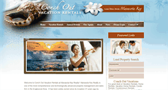 Desktop Screenshot of conchoutvacations.com